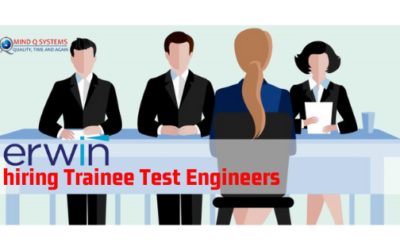 Erwin hiring Trainee Test Engineers