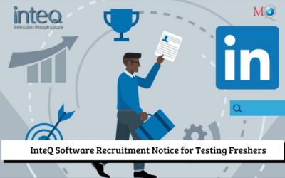 InteQ Software Recruitment Notice for Testing Freshers