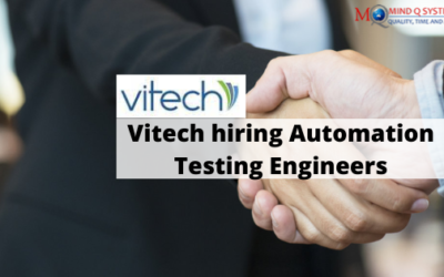 Vitech hiring Automation Testing Engineers